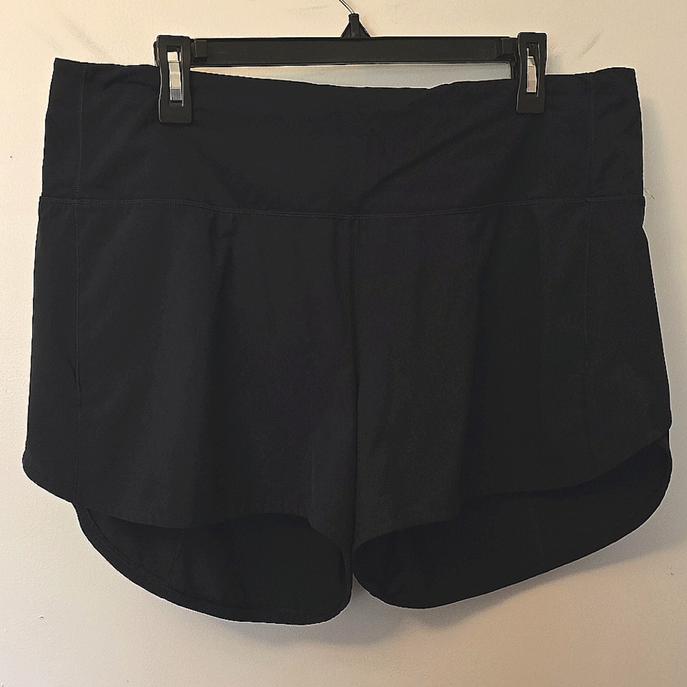Lululemon Navy High Waist Shorts